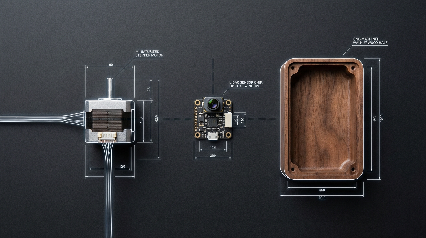 Ateliertoy Motion components knolling layout – internal engineering